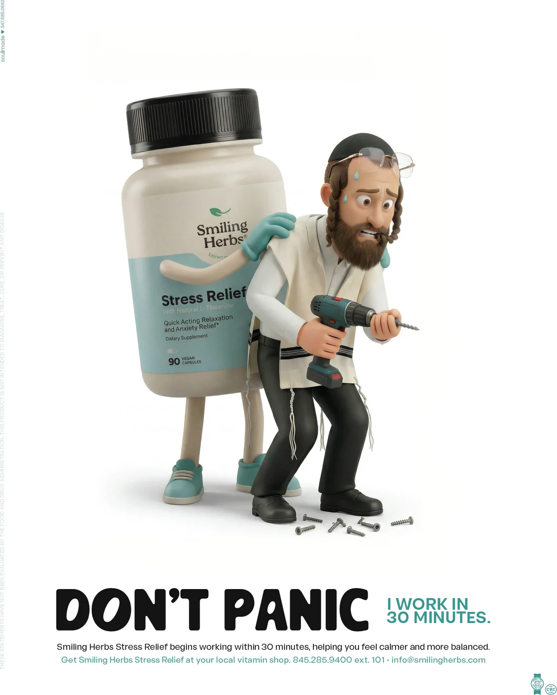 Smiling Herbs ad creative