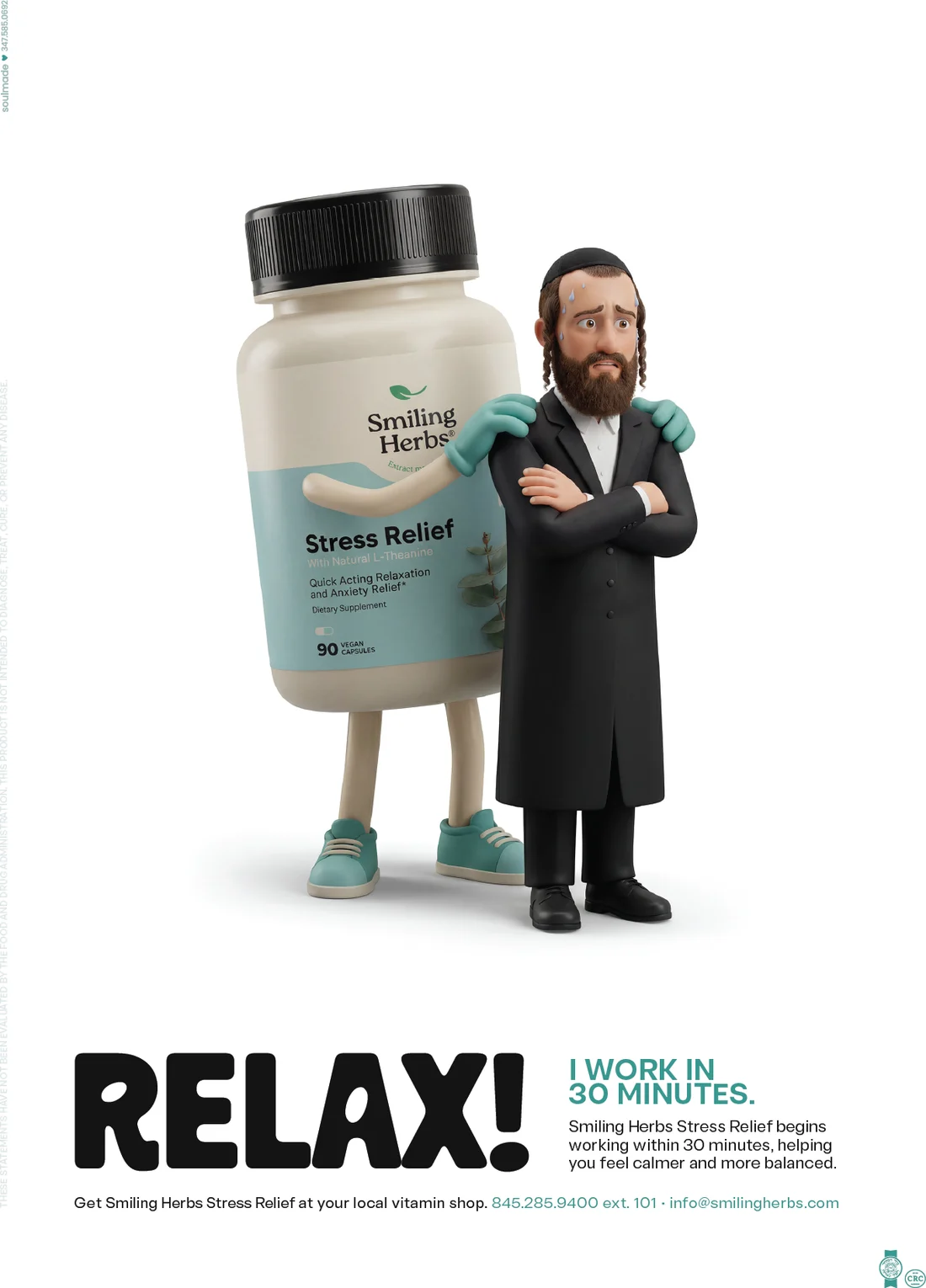 Smiling Herbs ad creative