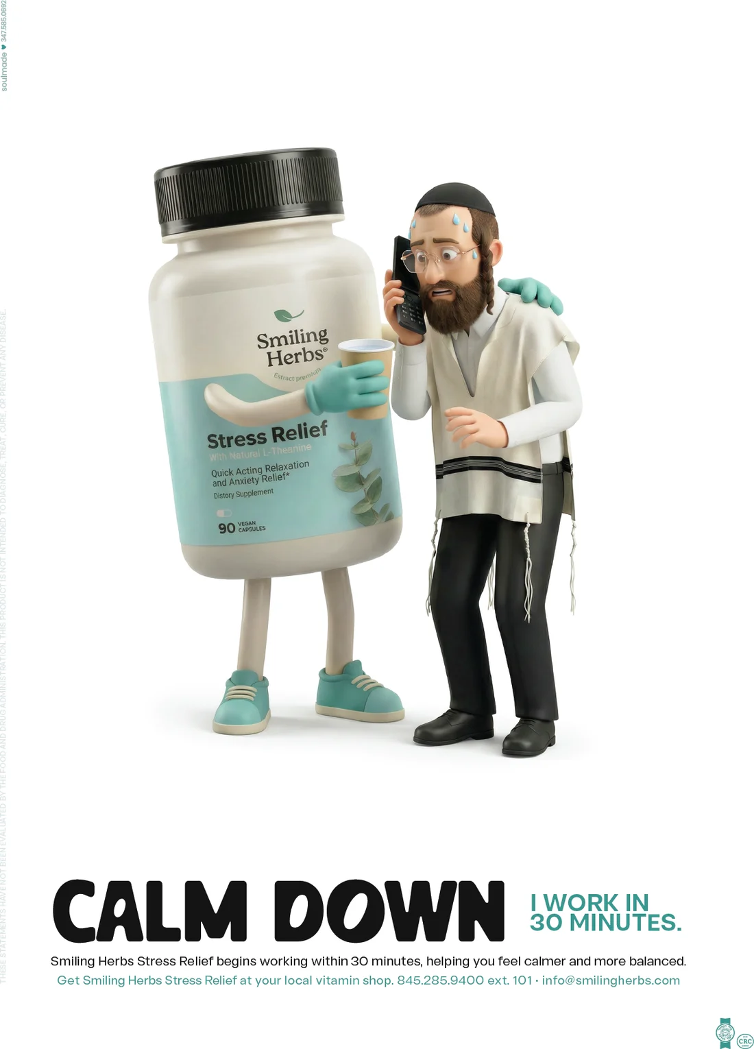 Smiling Herbs ad creative