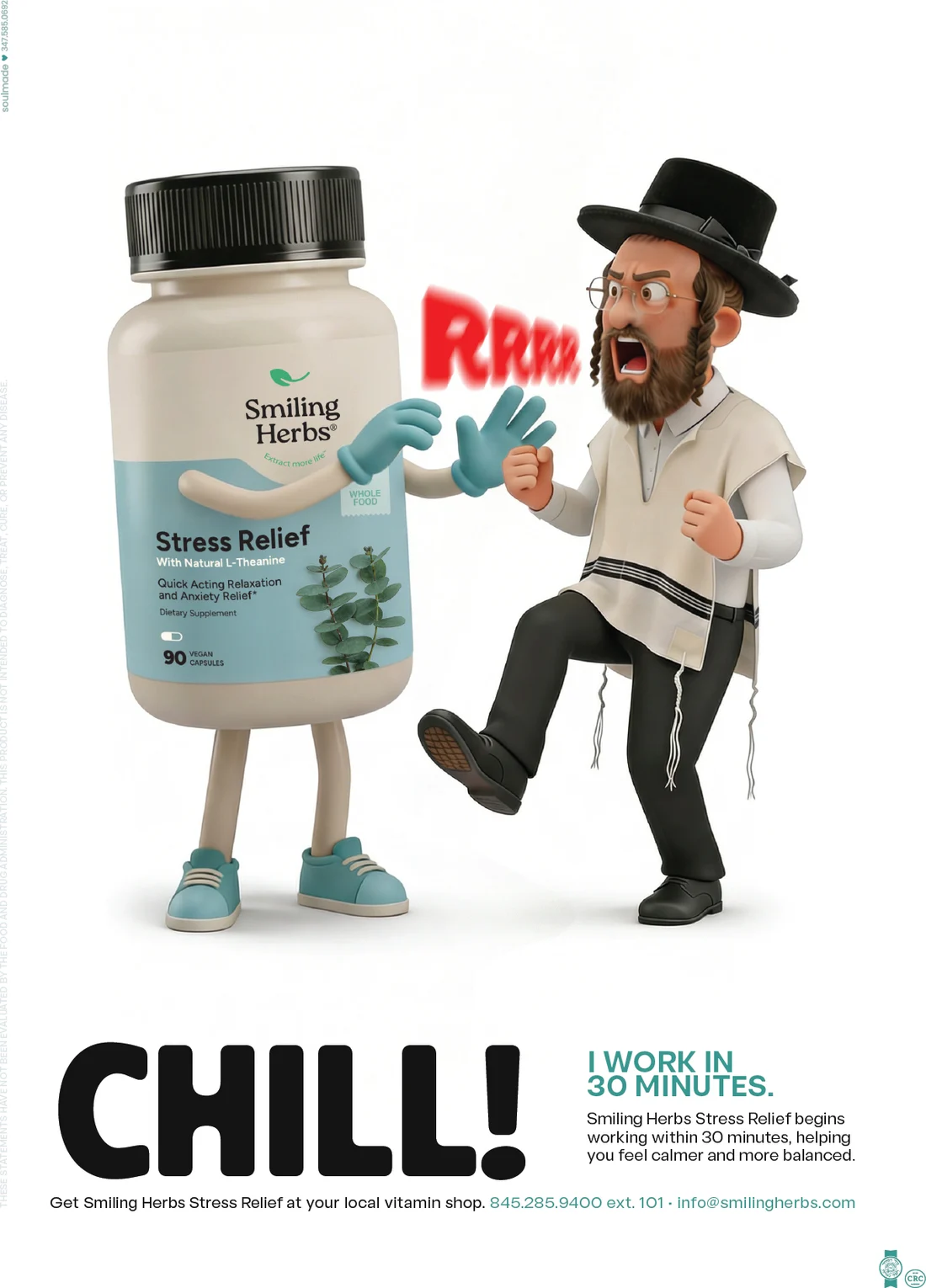 Smiling Herbs ad creative