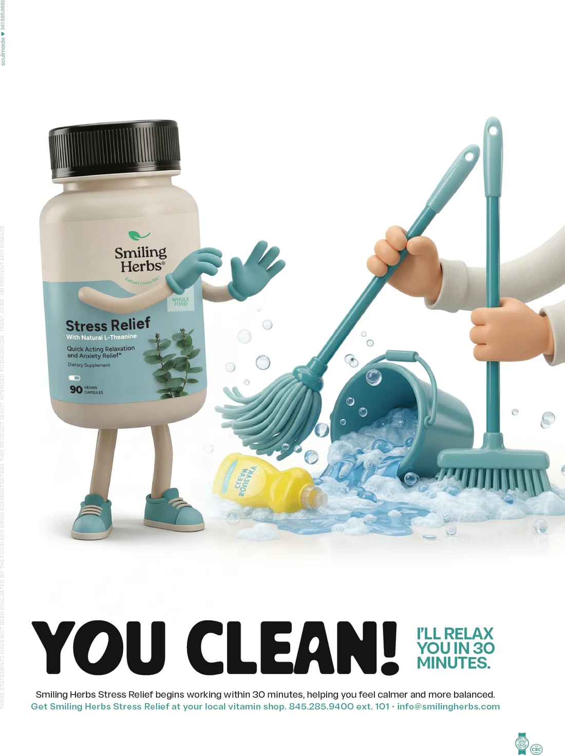 Smiling Herbs ad creative