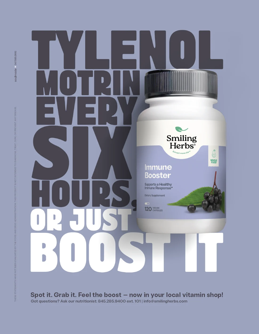 Smiling Herbs ad creative