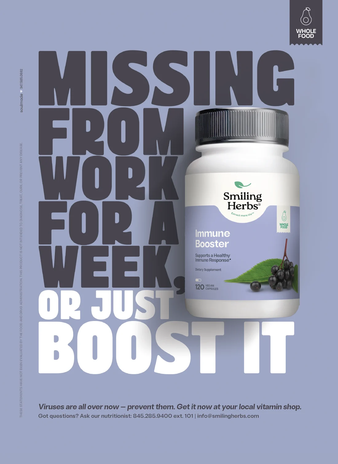 Smiling Herbs ad creative