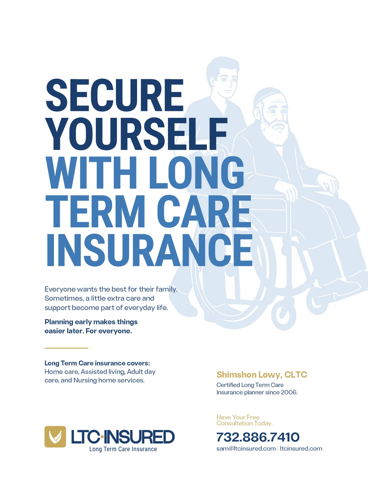 LTC Insured ad: Secure yourself with long term care insurance